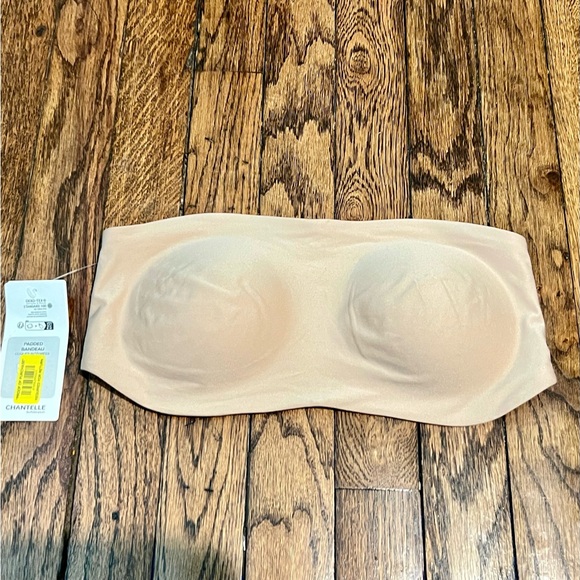 Chantelle SoftStretch Padded Bandeau 16A3 ultra NWT M/L - Picture 3 of 4